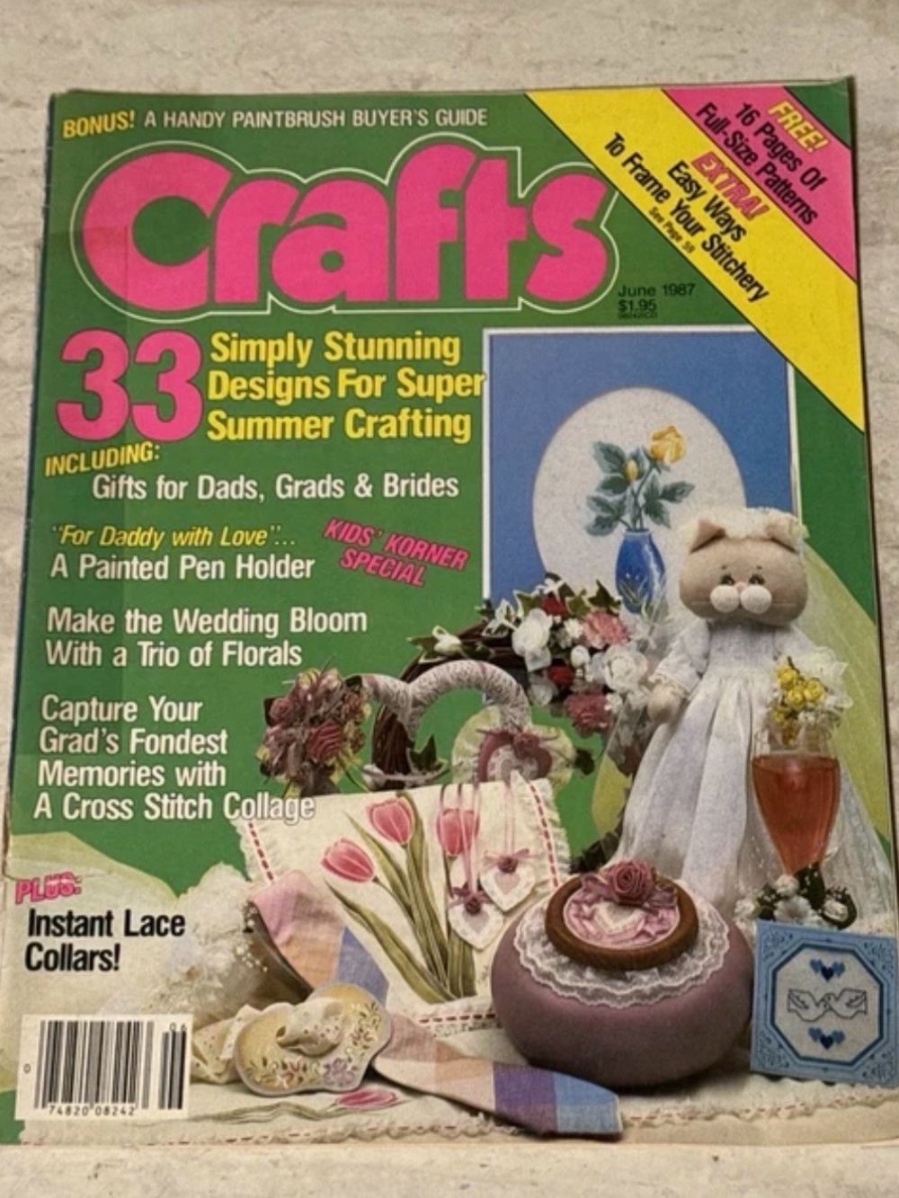 Crafts Magazine Vintage June 1987 Dad & Grad Crafts